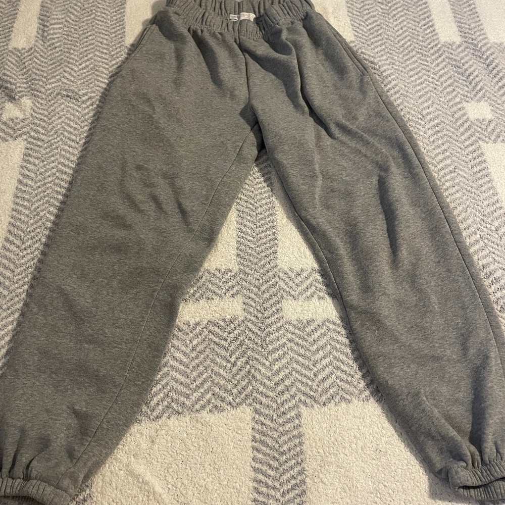 Gray sweats